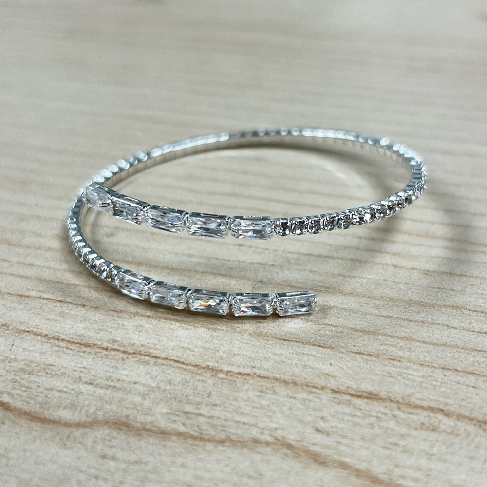 Silver Crystal Bracelet